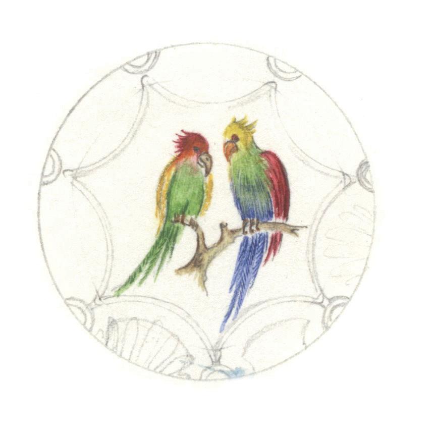 Roundel: Parrots