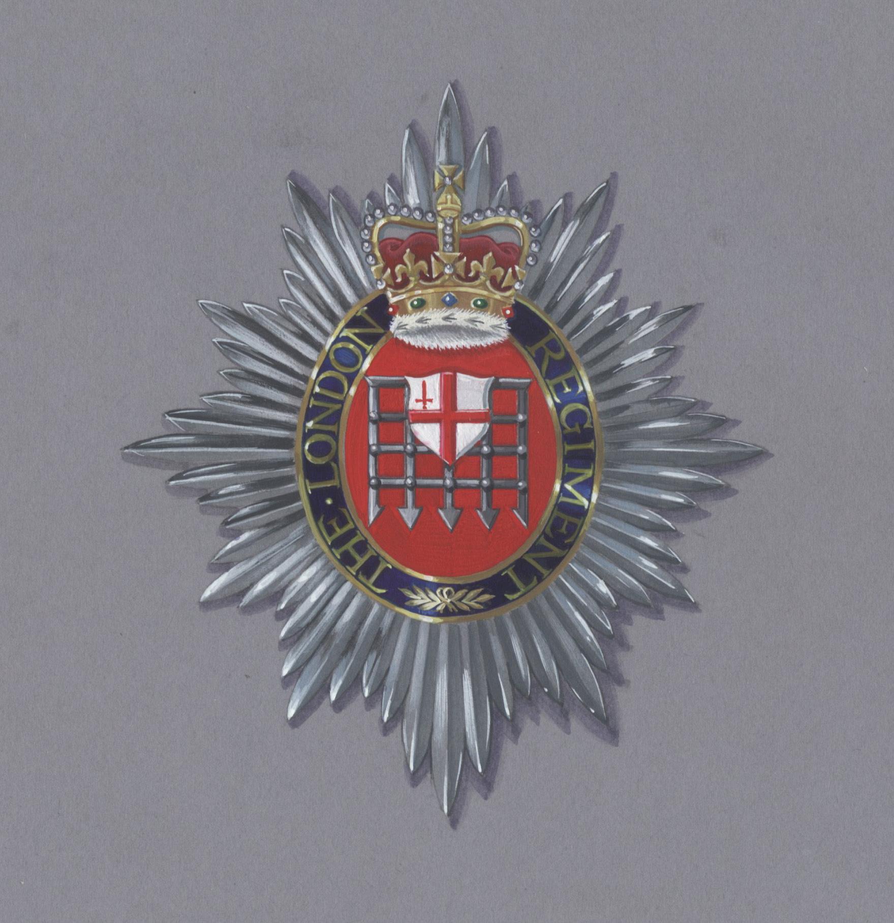Badge of the London Regiment
